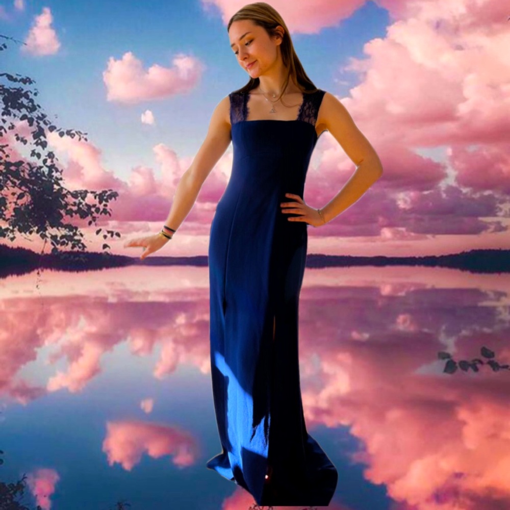 BCBG NAVY JULIA DRESS